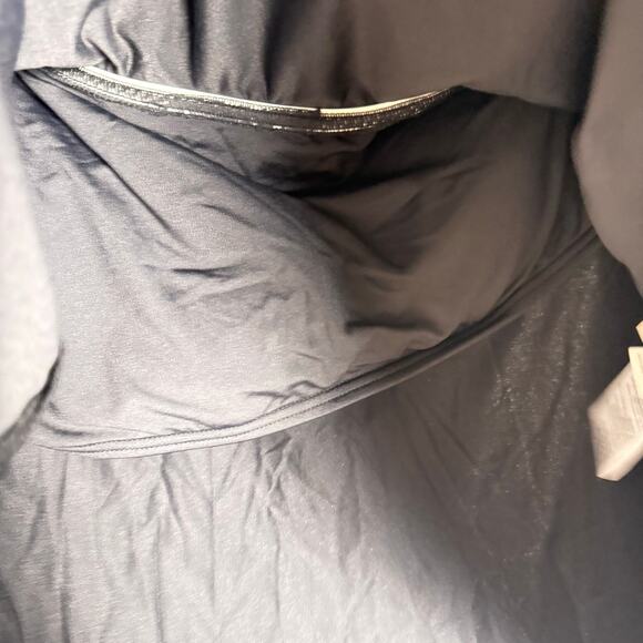 MICHAEL Michael Kors Black Logo Chain One Shoulder Tankini Swim Top Size Small - Picture 9 of 9